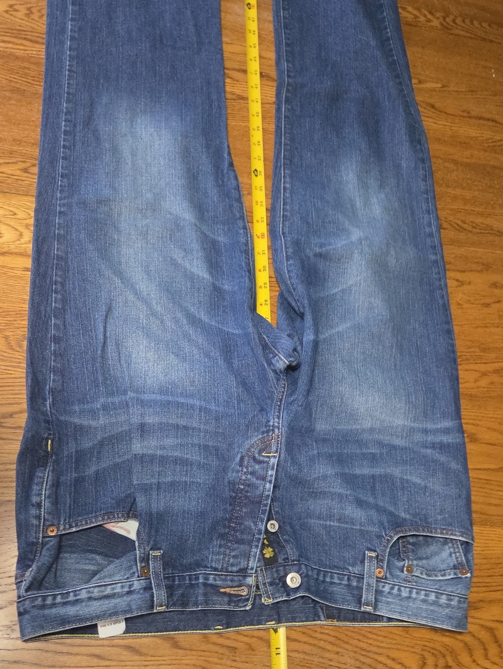 Lucky Brand Men's Straight Leg Blue Denim Jeans